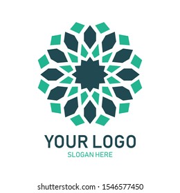Creative Geometric Flower Logo Design