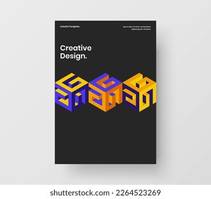 Kreatives geometrisches Sechseck-Platinenlayout. Sauberes Unternehmen mit einer Vektor-Design-Vorlage A4.
