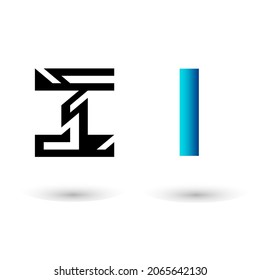 Letra geométrica creativa i diseño