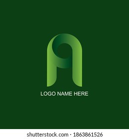 Creative And Geometric A Letter Logo Design.Gradient A Letter Logo With Shapes. 3D A Letter.
Gradient A Letter Logo.