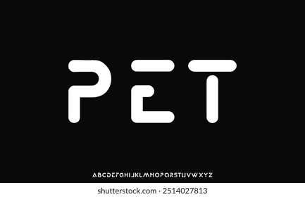 Creative geometric modern urban alphabet font. Digital abstract futuristic, fashion, sport, minimal technology typography.