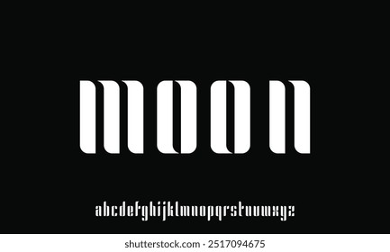 Creative geometric modern urban alphabet font. Digital abstract futuristic, fashion, sport, minimal technology typography.