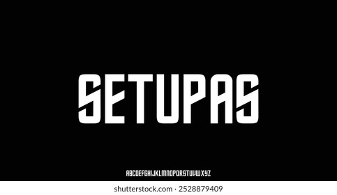 Creative geometric modern urban alphabet font. Digital abstract futuristic, fashion, sport, minimal technology typography.