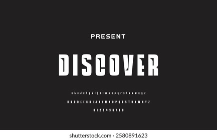 Creative geometric modern urban alphabet font. Digital abstract futuristic, fashion, sport, minimal technology typography.