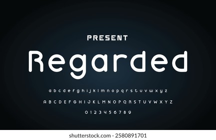 Creative geometric modern urban alphabet font. Digital abstract futuristic, fashion, sport, minimal technology typography.