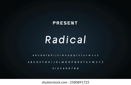 Creative geometric modern urban alphabet font. Digital abstract futuristic, fashion, sport, minimal technology typography.