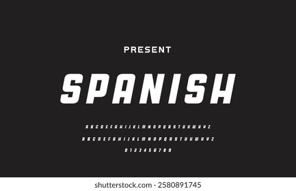 Creative geometric modern urban alphabet font. Digital abstract futuristic, fashion, sport, minimal technology typography.