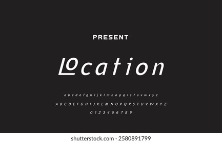 Creative geometric modern urban alphabet font. Digital abstract futuristic, fashion, sport, minimal technology typography.