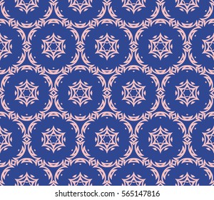 creative geometric ornament on background. Seamless vector illustration. For interior design, wallpaper, invitation