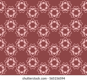 creative geometric ornament on background. Seamless vector illustration. For interior design, wallpaper, invitation