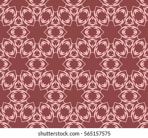 creative geometric ornament on background. Seamless vector illustration. For interior design, wallpaper, invitation