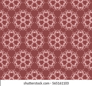 creative geometric ornament on background. Seamless vector illustration. For interior design, wallpaper, invitation