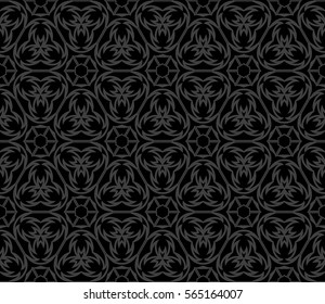creative geometric ornament on background. Seamless vector illustration. For interior design, wallpaper, invitation