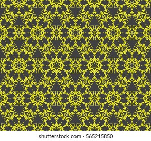 creative geometric ornament on background. Seamless vector illustration. For interior design, wallpaper, invitation