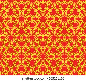 creative geometric ornament on background. Seamless vector illustration. For interior design, wallpaper, invitation