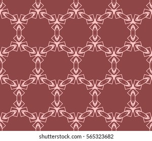 creative geometric ornament on background. Seamless vector illustration. For interior design, wallpaper, invitation