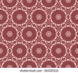 creative geometric ornament on background. Seamless vector illustration. For interior design, wallpaper, invitation