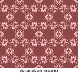 creative geometric ornament on background. Seamless vector illustration. For interior design, wallpaper, invitation