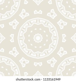 creative geometric ornament on color background. Seamless vector illustration. For beautiful interior design, wallpaper.