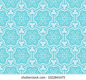 creative geometric ornament. seamless vector illustration. design for fashion, interior, textile