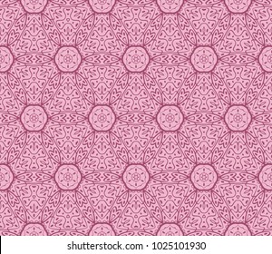 Creative Geometric Ornament. Seamless Vector Illustration. Design for Fashion,Textile