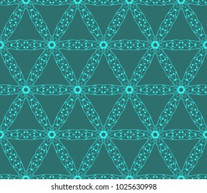 Creative Geometric Ornament. Seamless Vector Illustration. Design for Fashion,Textile