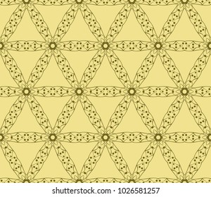 Creative Geometric Ornament. Seamless Vector Illustration. Design for Fashion,Textile