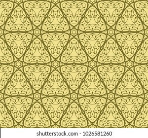 Creative Geometric Ornament. Seamless Vector Illustration. Design for Fashion,Textile
