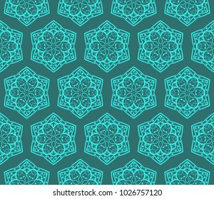 Creative Geometric Ornament. Seamless Vector Illustration. Design for Fashion,Textile