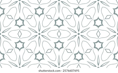 Creative Geometric Ornament. Seamless Vector Illustration. Design for Fashion,Textile