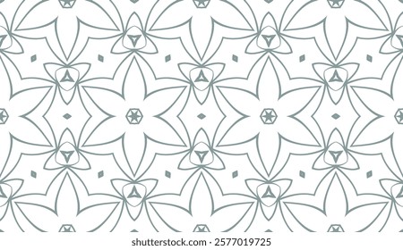 Creative Geometric Ornament. Seamless Vector Illustration. Design for Fashion,Textile