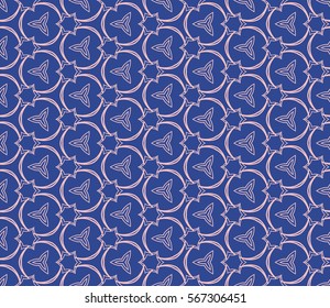 creative geometric ornament. Seamless vector illustration. For interior design, wallpaper, invitation