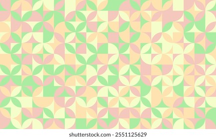 Creative geometric pattern with mosaic shapes and seamless design. Ideal for modern posters, backgrounds, or abstract textile prints.