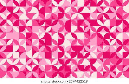 Creative geometric pattern with mosaic shapes and seamless design. Ideal for modern posters, backgrounds, or abstract textile prints.