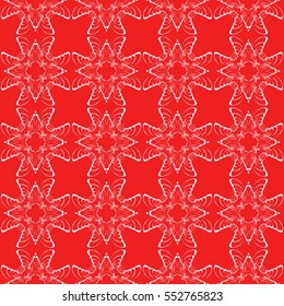 Creative geometric pattern. Seamless vector illustration. red color. For wallpaper, invitation