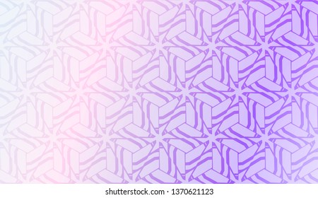 Creative geometric pattern with Soft Color Gradient Background. For Greeting Card, Flyer, Invitation. Vector Illustration