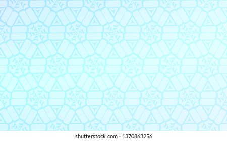 Creative geometric pattern with Soft Color Gradient Background. For Greeting Card, Flyer, Invitation. Vector Illustration