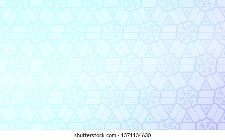 Creative geometric pattern with Soft Color Gradient Background. For Greeting Card, Flyer, Invitation. Vector Illustration