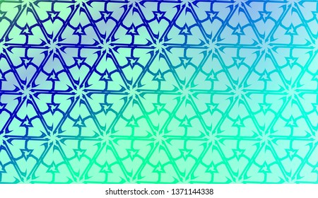 Creative geometric pattern with Soft Color Gradient Background. For Greeting Card, Flyer, Invitation. Vector Illustration