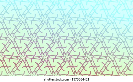 Creative geometric pattern with Soft Color Gradient Background. For Greeting Card, Flyer, Invitation. Vector Illustration