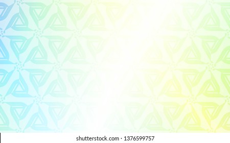 Creative geometric pattern with Soft Color Gradient Background. For Greeting Card, Flyer, Invitation. Vector Illustration