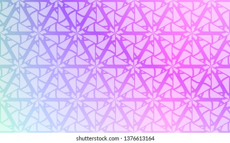 Creative geometric pattern with Soft Color Gradient Background. For Greeting Card, Flyer, Invitation. Vector Illustration