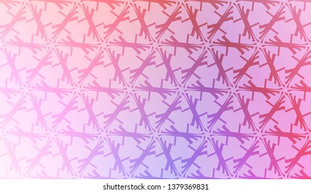 Creative geometric pattern with Soft Color Gradient Background. For Greeting Card, Flyer, Invitation. Vector Illustration