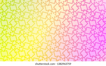 Creative geometric pattern with Soft Color Gradient Background. For Greeting Card, Flyer, Invitation. Vector Illustration