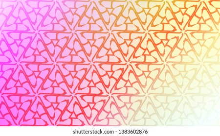 Creative geometric pattern with Soft Color Gradient Background. For Greeting Card, Flyer, Invitation. Vector Illustration