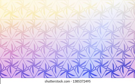 Creative geometric pattern with Soft Color Gradient Background. For Greeting Card, Flyer, Invitation. Vector Illustration
