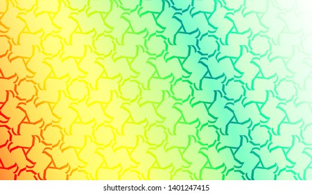 Creative geometric pattern with Soft Color Gradient Background. For Greeting Card, Flyer, Invitation. Vector Illustration