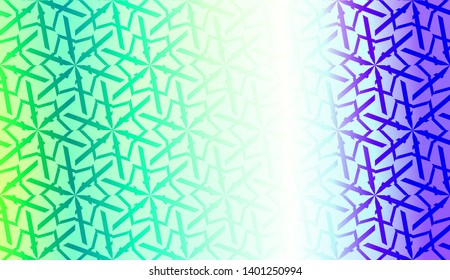 Creative geometric pattern with Soft Color Gradient Background. For Greeting Card, Flyer, Invitation. Vector Illustration