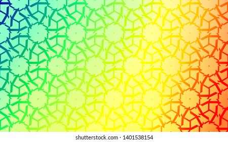 Creative geometric pattern with Soft Color Gradient Background. For Greeting Card, Flyer, Invitation. Vector Illustration
