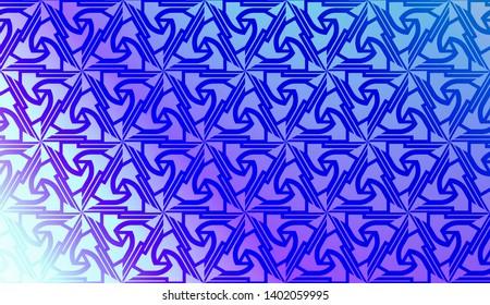 Creative geometric pattern with Soft Color Gradient Background. For Greeting Card, Flyer, Invitation. Vector Illustration